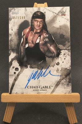 2018 Topps WWE Undisputed Chad Gable On-Card Auto /199 Autograph 