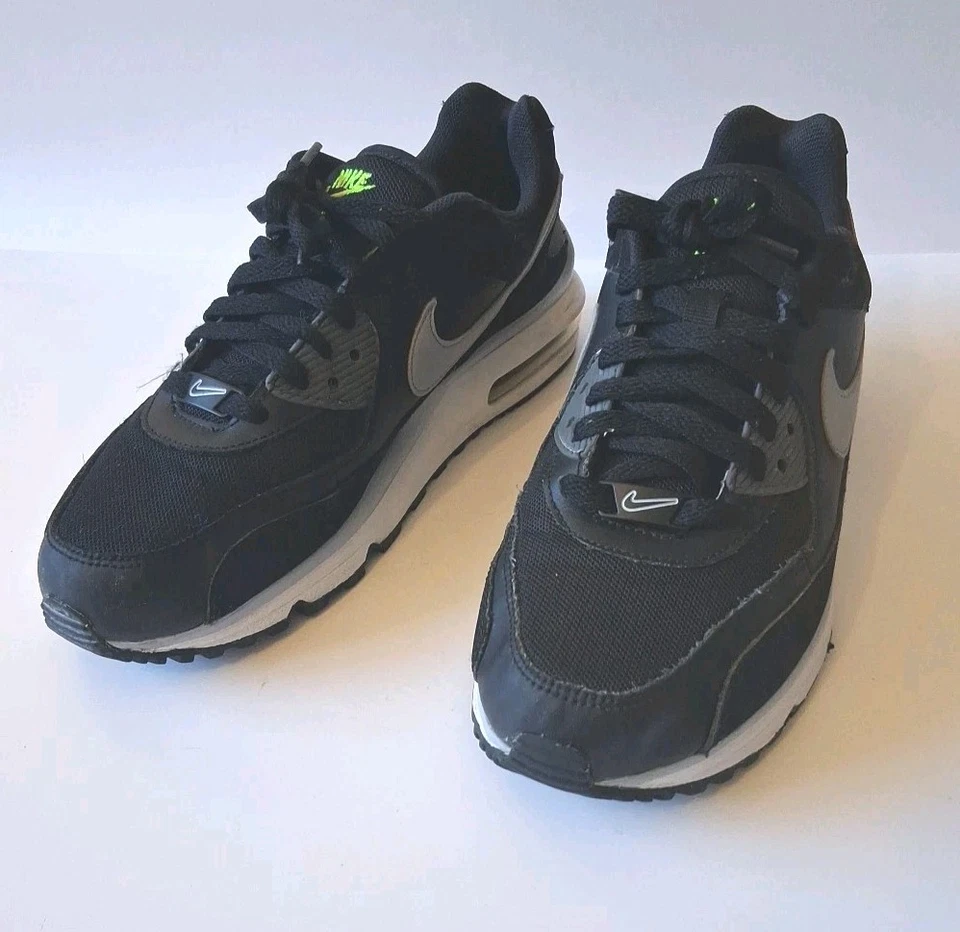 NIKE AIR MAX WRIGHT GS 'BLACK VOLT' YOUTH Size 7Y CN9582-001 BLACK - Image 2 of 4