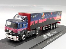 Lkw Modell 1:87 Herpa MAN F2000 Megalith "Nürnberg" mit Vitrine