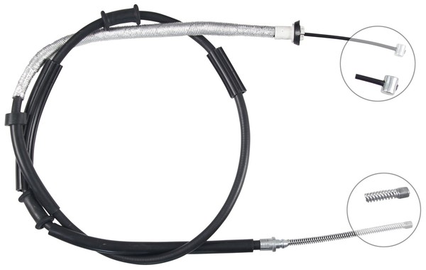 F.Becker_Line Handbremsseil Trommelbremse Rechts (11712269) FüR Fiat 500L |-image