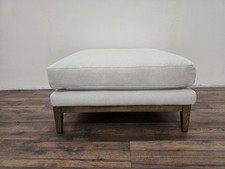 Sofa.com Costello Large Rectangular Footstool In Pumice House Basket RRP £450