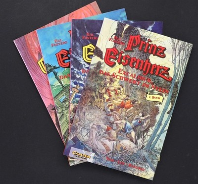 EISENHERZ EXCALIBUR Das Schwert im Stein Nr. 1-4 komplett SC Comic Album Carlsen