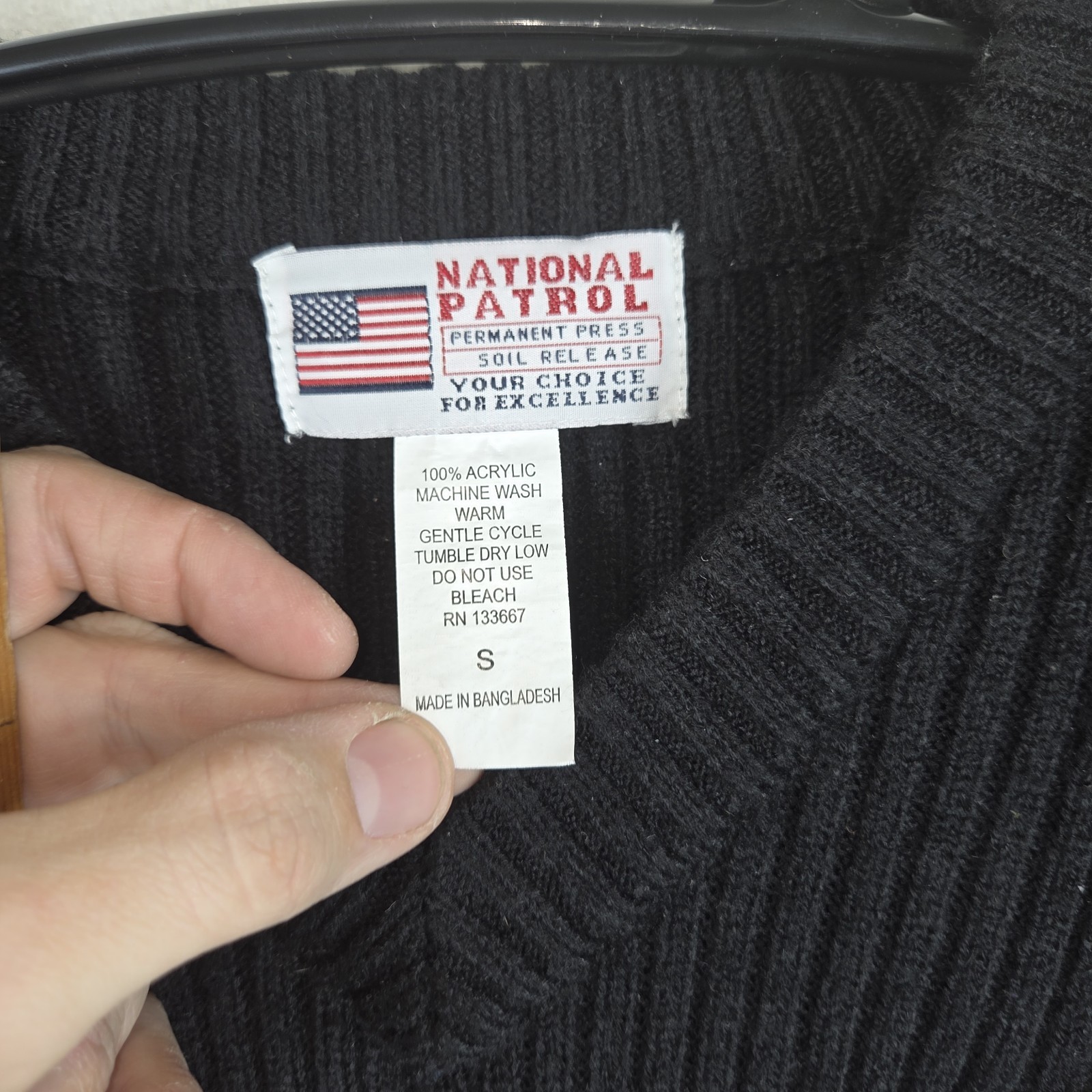 Allied Universal Security Services Black Sweater … - image 4