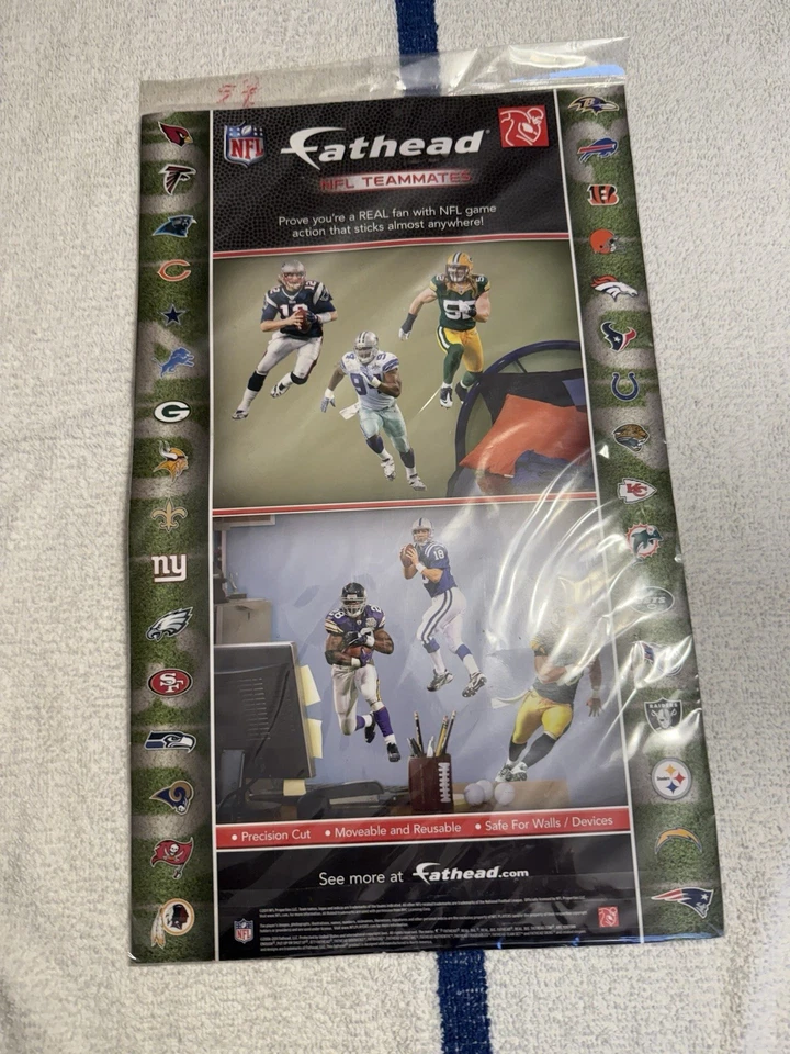 Eli Manning New York Giants 9”x16”+ 1 calcomanía NFL Teammate Fathead pared nueva Foto 2 de 2