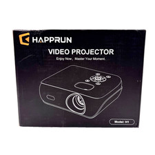 HAPPRUN H1 Mini HD Video Projector Portable Home Theater with HDMI USB AV