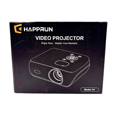 HAPPRUN H1 Mini HD Video Projector Portable Home Theater with HDMI USB AV