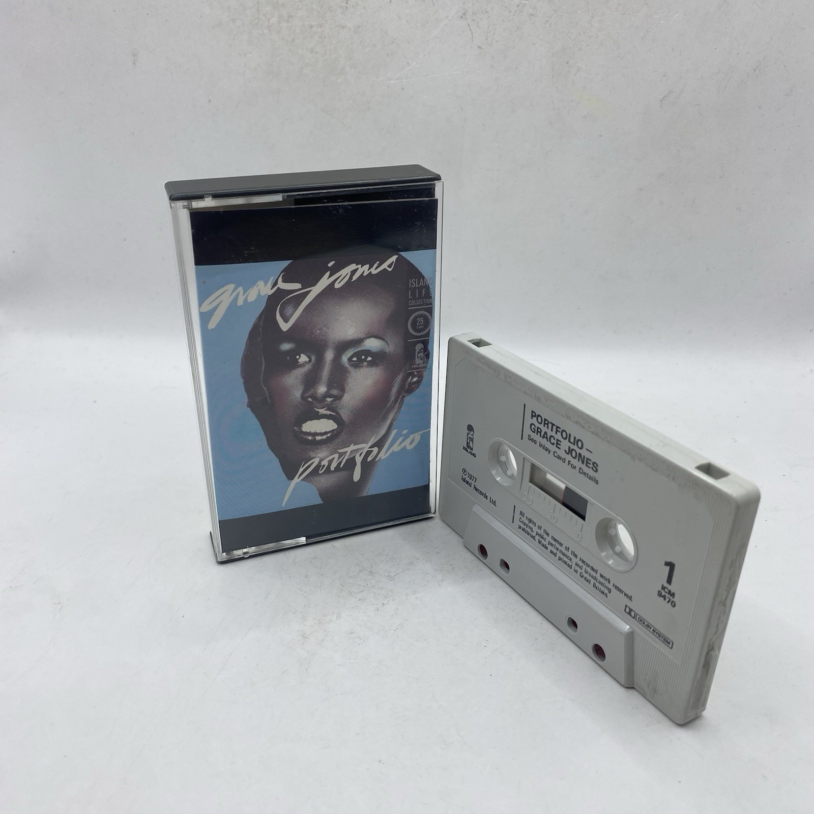 GRACE JONES PORTFOLIO CASSETTE TAPE ALBUM