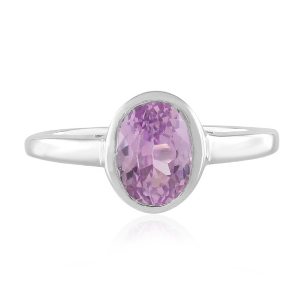 Cavill Kunzit Ring 1,62Ct Ovalschliff Sterling Silber 925 Damen Violett-image