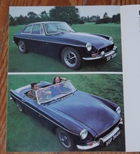 c 1970 MG Midget MkIII B B GT 1300 Brochure Brochure n A C n Austin Morris