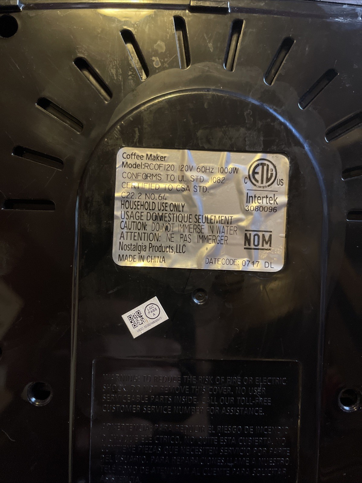 Nostalgia Retro Programmable Coffee Maker Red