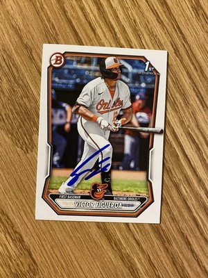 2026 Bowman Prospects Victor Figueroa #BP-117 Orioles In Person Signed Autograph