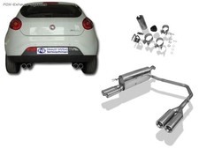 Doppio Scarico Sportivo Fiat Bravo 1.4L Tipo 198 Dal 2007 2x76 Rotondo Con Ass.