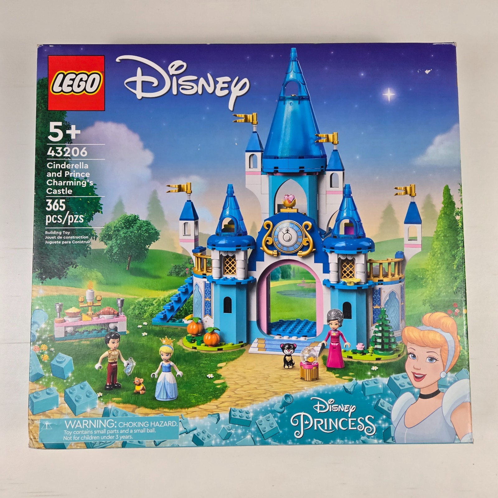 Lego Disney Cinderella and Prince Charming's Castle 43206 Br