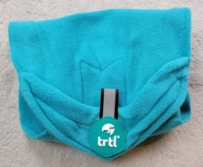 Trtl Travel Pillow Junior Kids Blue Fleece Lightweight Washable Neck Support