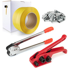 Heavy Duty Packaging Banding Strapping Kit with Poly Tensioner and Sealer 3280