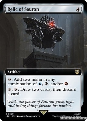 Relic of Sauron (Extended Art) [LTC - 159] - NM TCG MTG