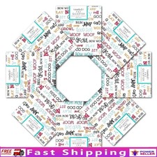 Cotton Dog Words Precut Fabric Pack Quilting Crafting Home D cor 10 Pieces New