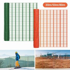 Bauzaun Absperrzaun Kunststoffzaun Mobilzaun Fangzaun 30m/50m/80m Schutzzaun