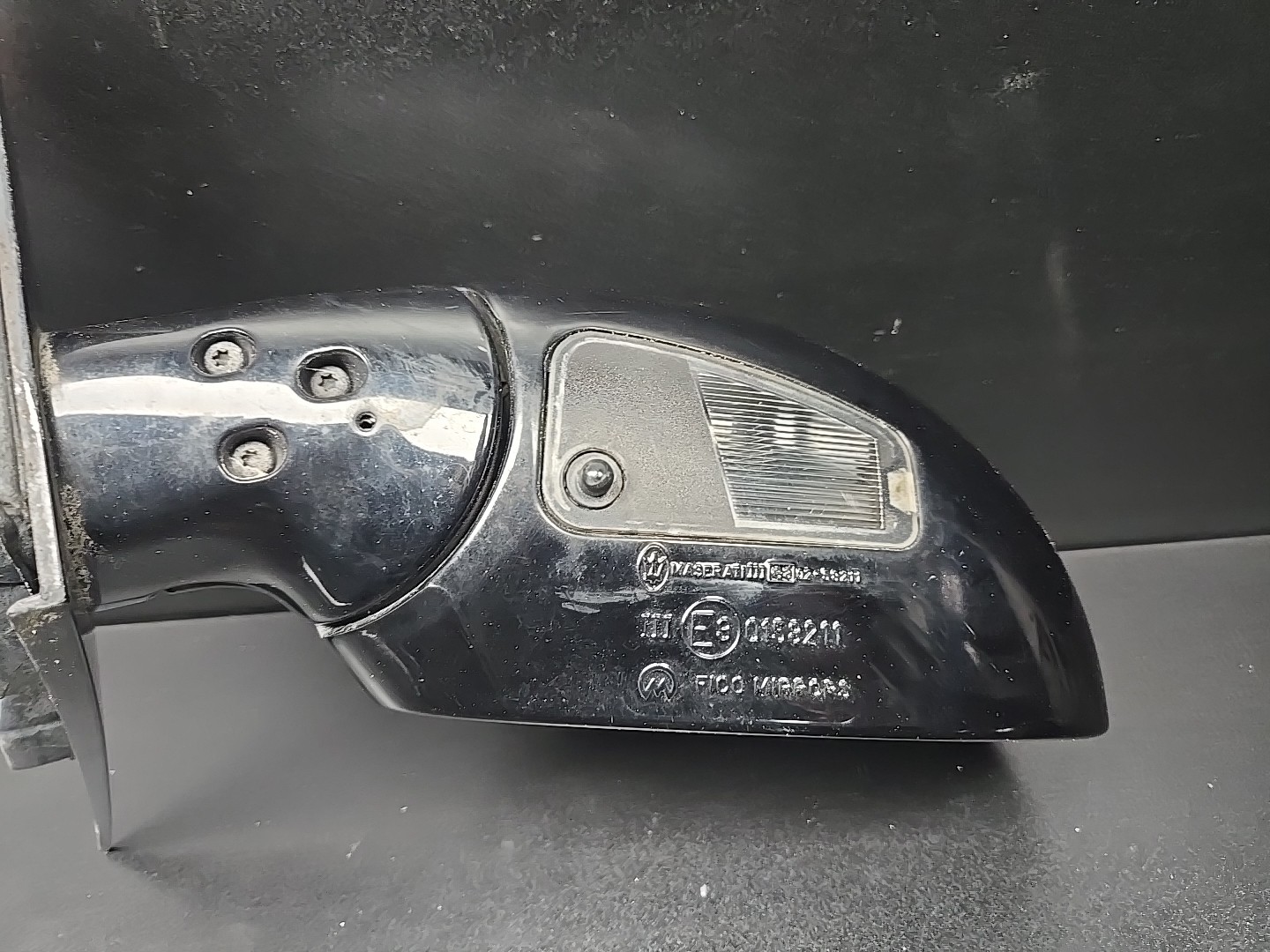 05-08 Maserati Quattroporte M139 Front Left Driver Door Mirror Black OEM