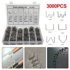 Auto Kunststoff Reparatur Set KFZ Stoßstangen Schweißen Schweißgerät Klammer DE*