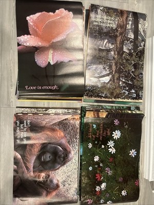50 Vintage 1970's Argus Inspirational Posters Nature Scenes Animals 21x14