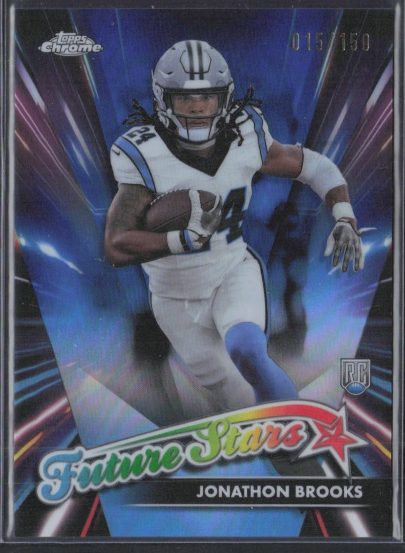 Jonathon Brooks Topps Chrome Future Stars #FS14 Blue Refractor