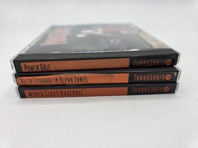 Keith Courage in Alpha Zones Power Golf & World Class Baseball TurboGrafx-16 Lot