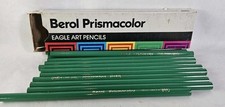 Vintage Box 12 Berol Prismacolor Eagle Art Colored Pencil True Green 910 NOS