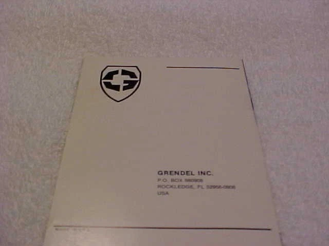 PISTOLA MANUAL VINTAGE ORIGINAL GRENDEL MODELO P-10 .380 ACP Foto 3 de 4