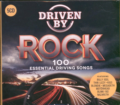 DRIVEN BY ROCK 100 ESSENTIAL DRIVING SONGS 5-CD NEW & SEALED thin lizzy kiss