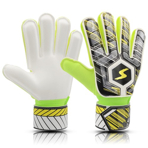Soccer Goalie Gloves Kids Youth Adult, Goalkeeper Gloves Strong Grip with Fin...