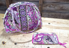 Vera Bradley Paisley Frame Purse with Kiss lock Closure & Wallet