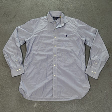 Polo Ralph Lauren Easy Care Custom Fit Dress Shirt Stripe L