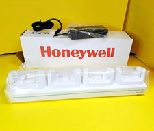  BRAND NEW WHITE HONEYWELL CT40-NB CHARGER BASE 4 SLOT CHARGING CRADLE PWR SUP