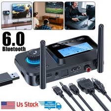 Bluetooth 6.0 Wireless Audio Transmitter Receiver HiFi Music Adapter AUX ARC