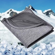 HOMFINE Cooling Blankets for Hot Sleepers Summer Blanket Thin Lightweight Br...