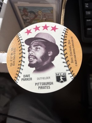1976 MSA Discs Orbaker's Quality Food and Ice Cream Dave Parker HOF g3e