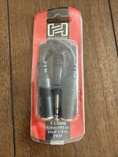 Hosa Y Cable 1/4 in. TRS Male - Dual 1/4 in TRS Female (Stereo Splitter)