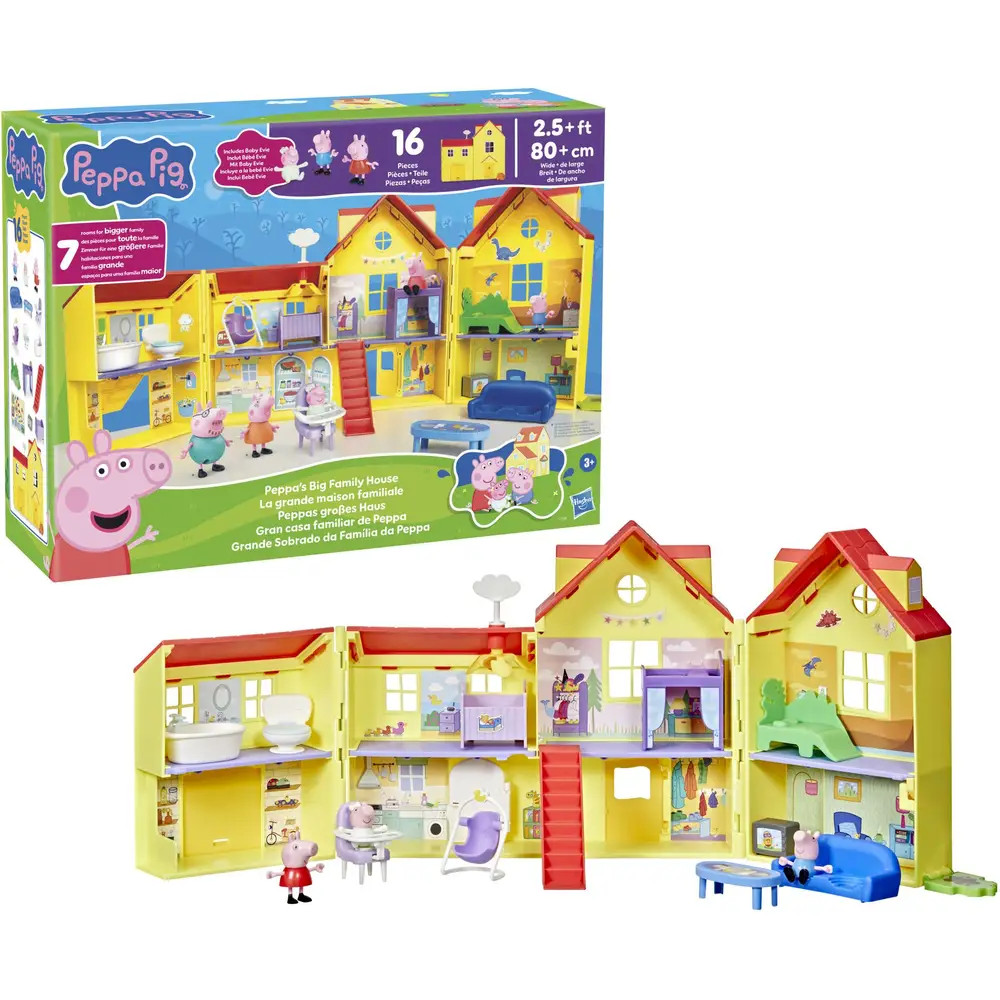 Peppa Pig Damen Mehrfarbig Peppas Grosses Haus - Bild 4