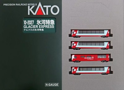 Spur N 1/150 Alps Glacier Express Train 4-Car Extension Set Model Kit