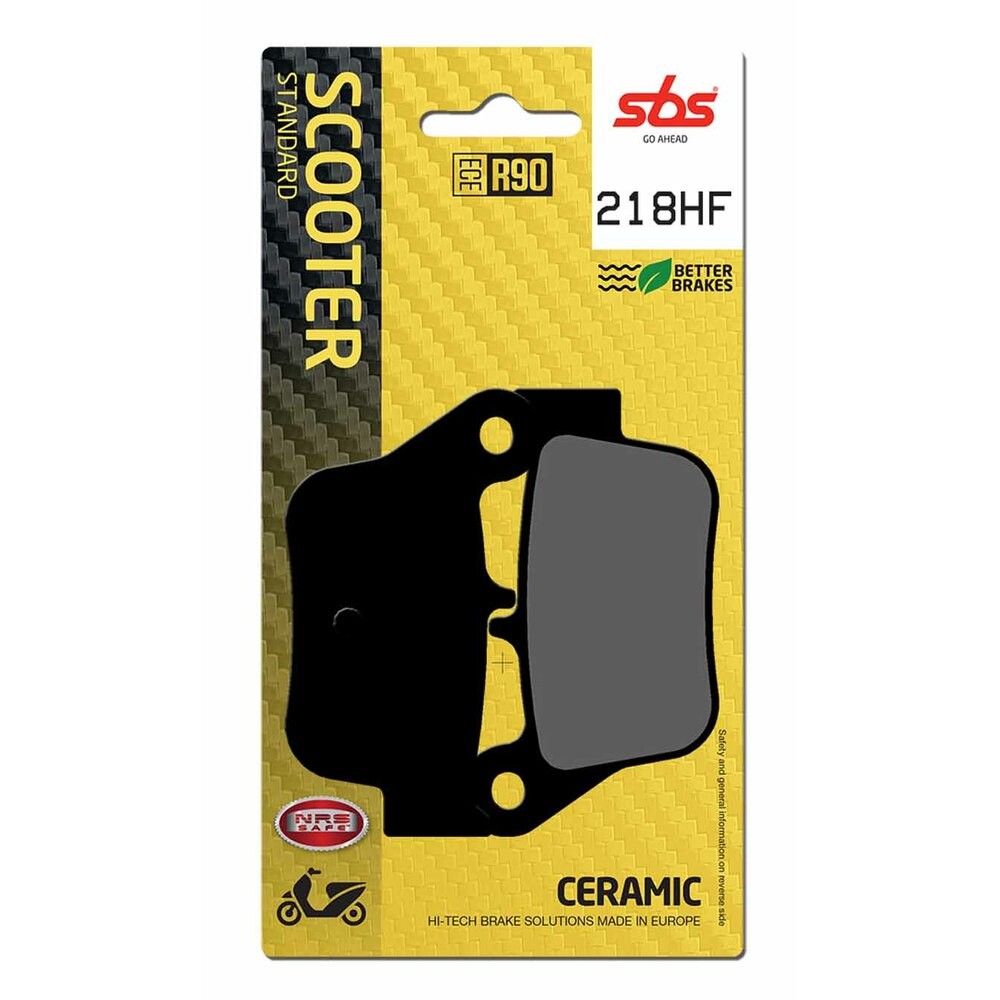 SBS P218-HF Brake Pad For Motorcycle Spare Parts Accessories Replacement Parts