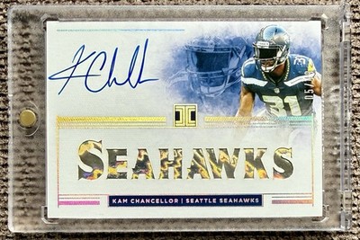 2020 Panini Impeccable Seahawks Kam Chancellor /49 Auto 