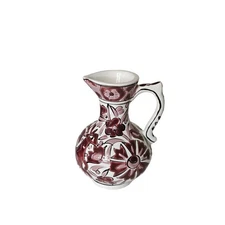  Hand Painted Pitcher 4" by Rhodes Greek artist Theo
