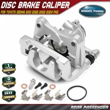 Rear Passenger Brake Caliper with Bracket for Toyota Sienna 2021-2024 FWD SC5704
