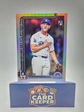Ben Casparius RC 2025 Topps Series 2 Rainbow Foilboard #384 Dodgers