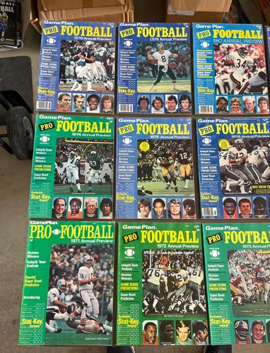 Vintage NFL USFL magazines Game Plan Annual Preview 1971-1990 Football Action - Picture 2 of 17