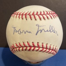 Marvin Miller Autographed MLBall PSA/DNA Mint 8 Autograph