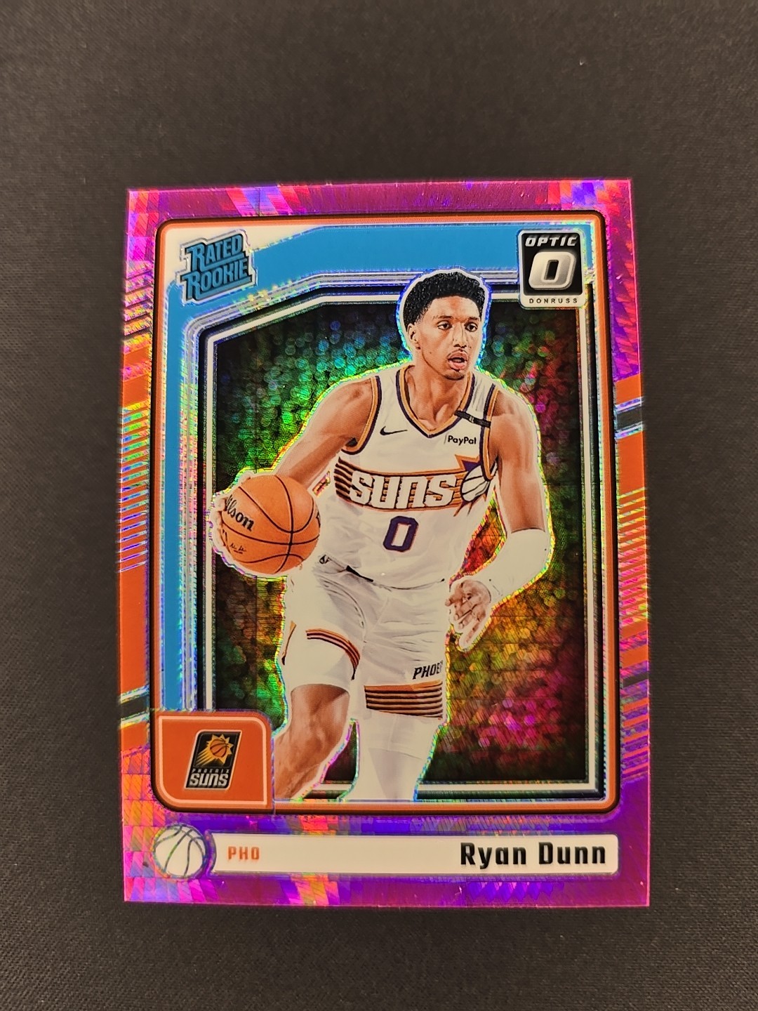 2024-25 Panini Donruss Optic - Rated Rookie Ryan Dunn #279 Pink Hyper Prizm (RC)