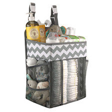 Hanging Diaper Caddy Organizer - Large Nursery Storage for Essential Newborn Bab