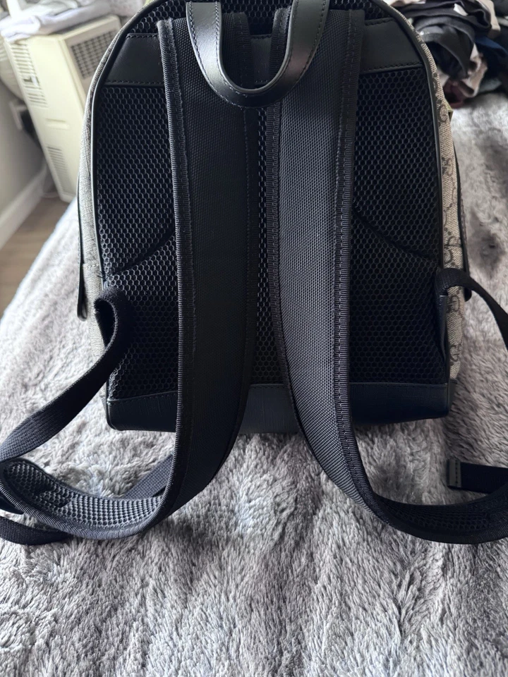 Gucci GG Supreme Monogram Small Eden Day Backpack Black - Imagem 3 de 4